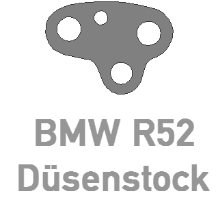 Dichtung BMW R52 Vergaser Düsenstock Variante 1