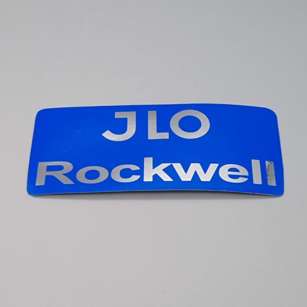 Aufkleber "JLO Rockwell" für ILO 1F250-1 (Moto Zodiaco Tuareg 223-2)