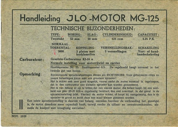Handbuch ILO MG-125 (MG125H)