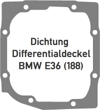 Dichtung BMW E36 Differentialdeckel