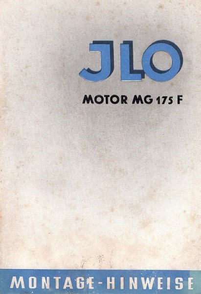 Montagehinweise (Reparaturanleitung) ILO MG175F