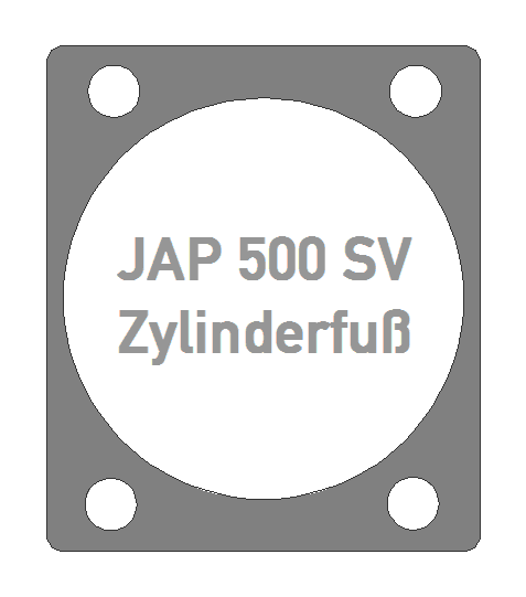 Dichtung JAP 500 SV Zylinderfuß