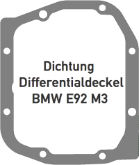 Dichtung BMW E92 M3 Differentialdeckel