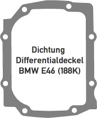 Dichtung BMW E46 Differentialdeckel